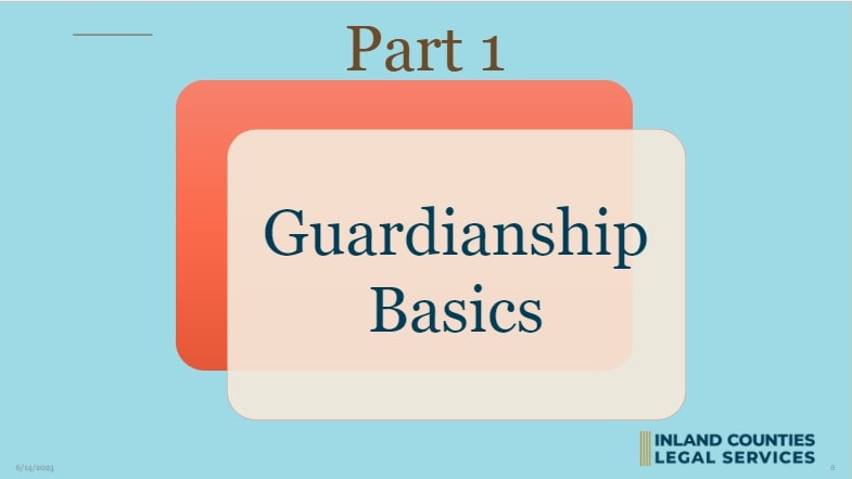 Module 1: Guardianship Basics